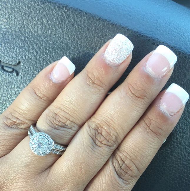 Wedding nails.. do a trial 2