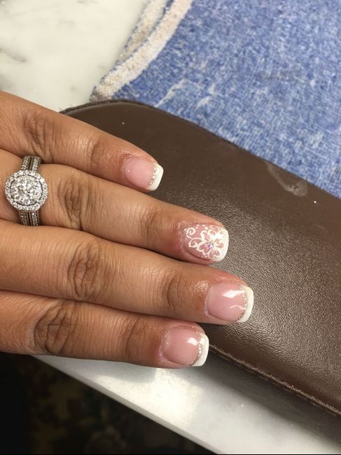 Wedding nails.. do a trial 4