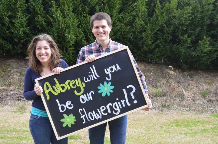 How did you ask your flower girl and ring bearer?