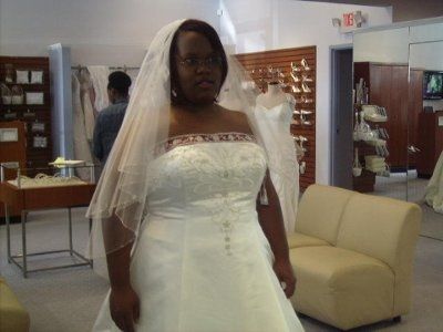 The dress you thought you had to have. And the dress you are wearing/wore on your wedding day