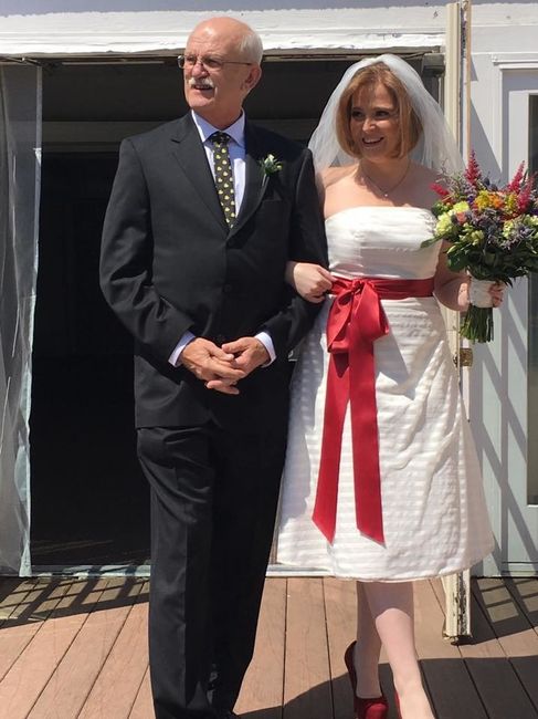 Let's see your wedding dresses.