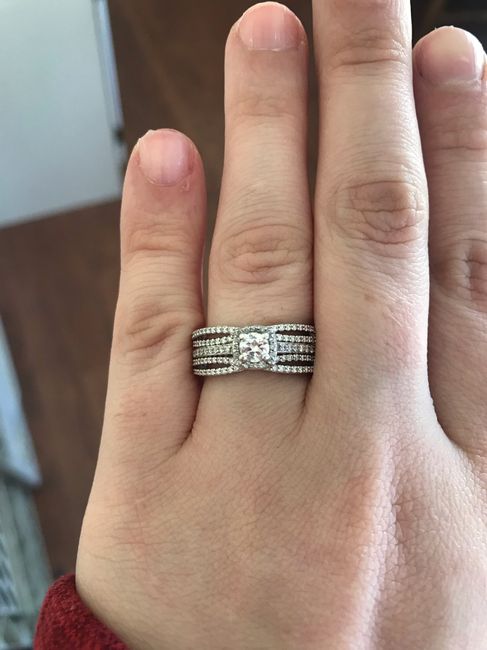 i got my wedding band! Show me your beautiful rings! 6
