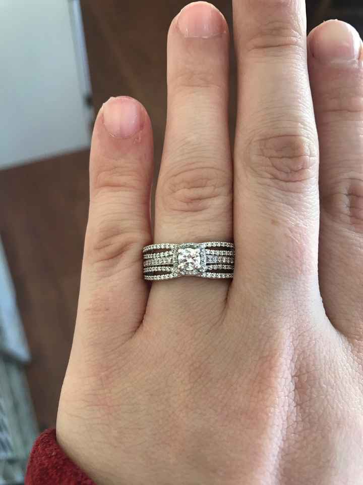 i got my wedding band! Show me your beautiful rings! - 1