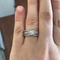 Wedding band/wrap vs diamond - 1