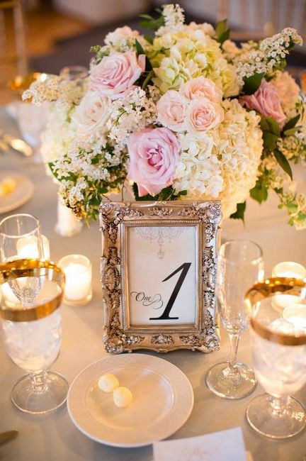 Creative table numbers - 1