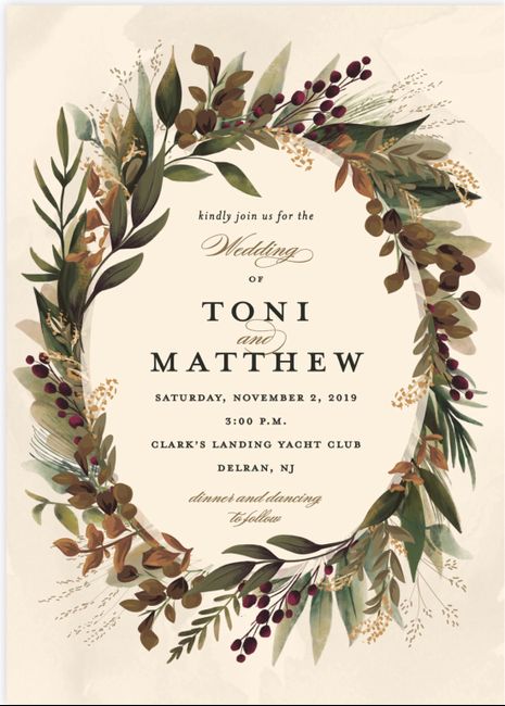 Invitations are ready! 1