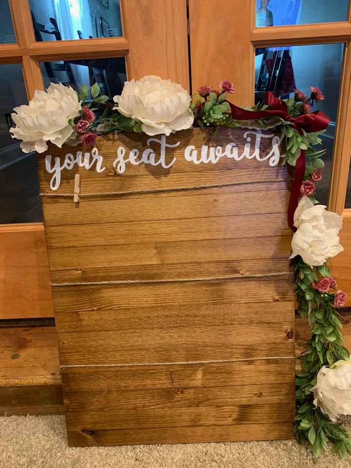 Looking for seating chart ideas - 1