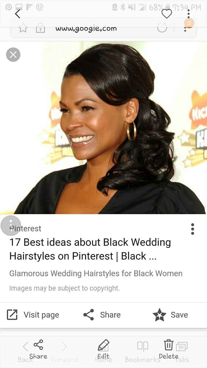 Hair Trials for Afro-American Brides