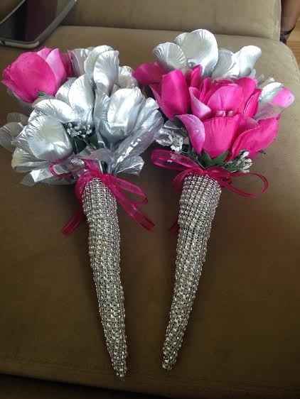 DIY BM'S  Bouquets **Updated Pic** Finished
