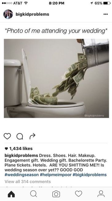 Perfect reason why you shouldn't have a dry wedding