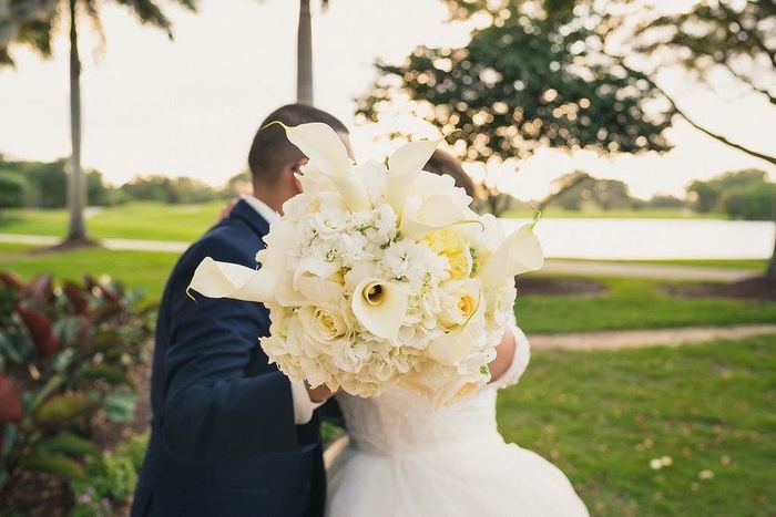 Bridal Bouquet, white or color?