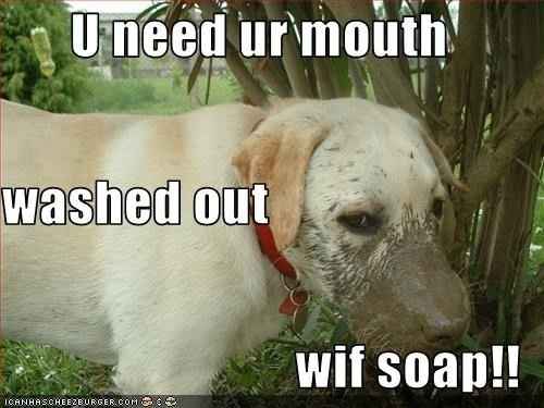 Foul Language-- She said WHAT?!