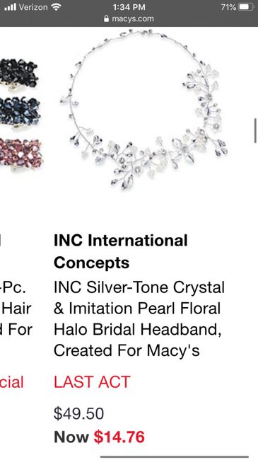 Wedding hair accessory, what type for fine hair? - 3