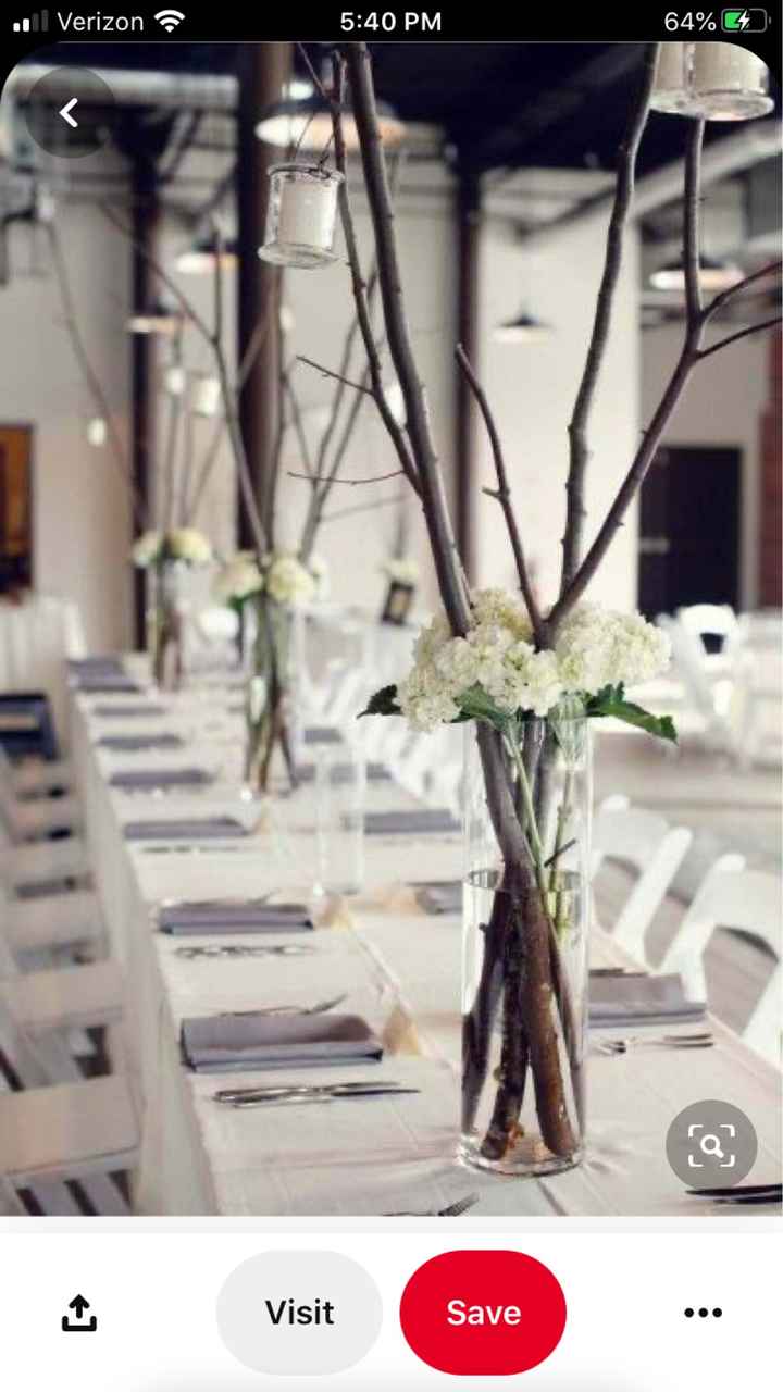 Winter wedding centerpieces! - 4