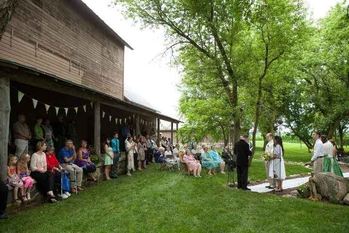 Is it the worst thing in the world to have guests stand during your ceremony?