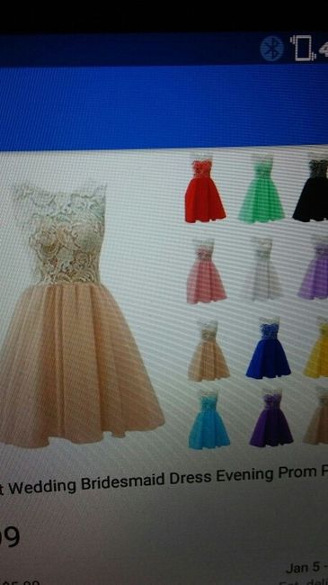 Bridesmaid dresses!