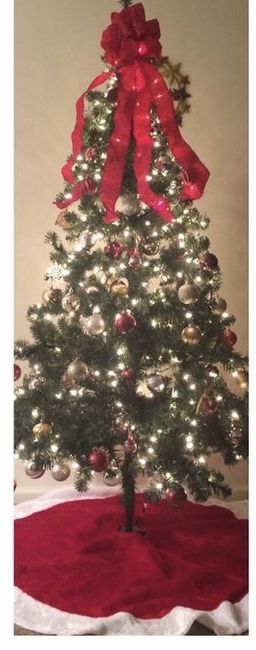 NWR: Finally finished decorating our first Christmas tree!!