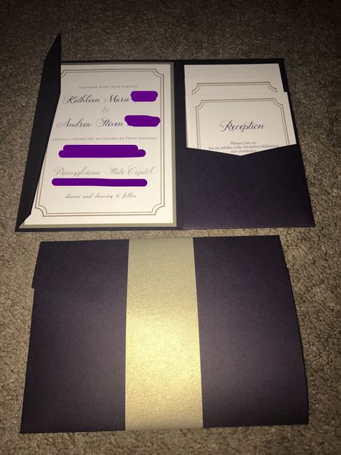 8 hours later....DIY invitations are DONE!