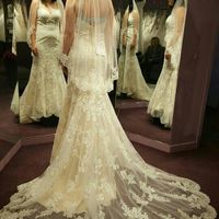 What was your least favorite wedding dress on you?