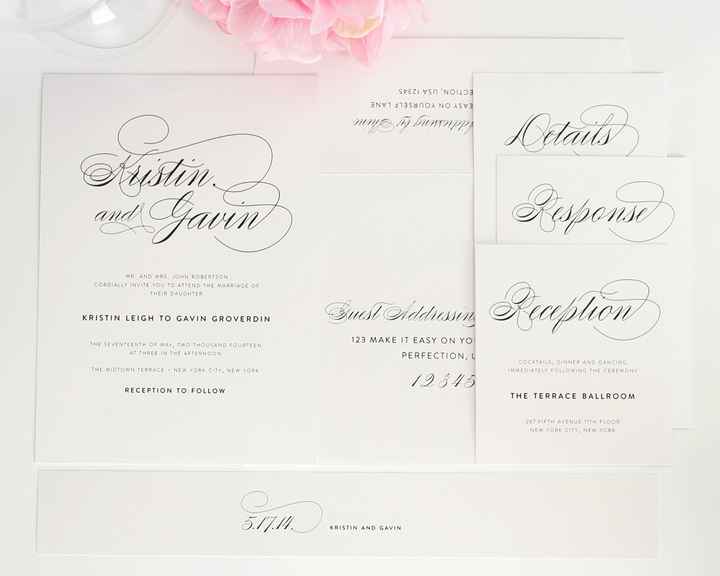 Wedding invites...