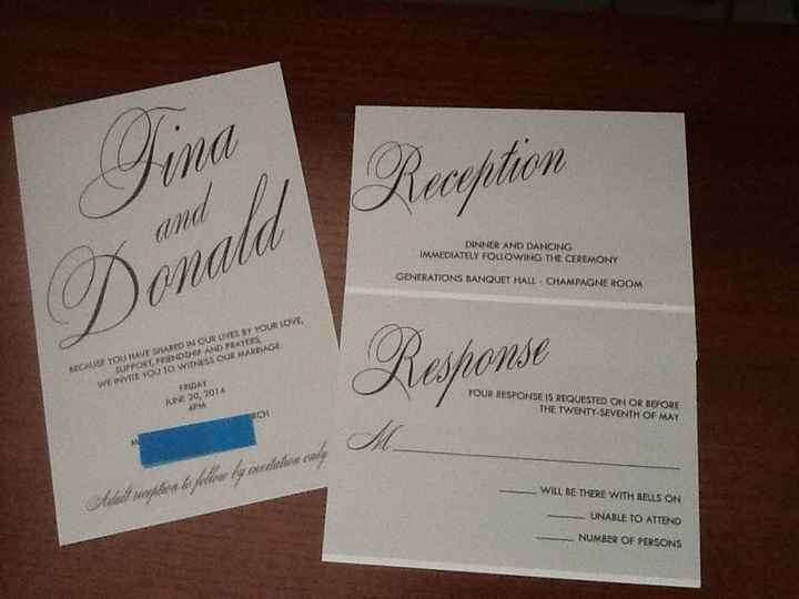 Opinion/votes needed on wedding invites. (pics)