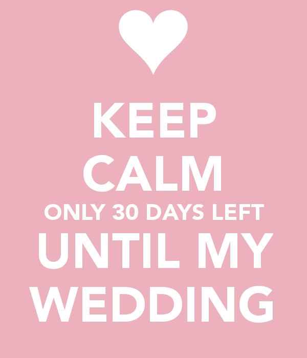 30 days to go!