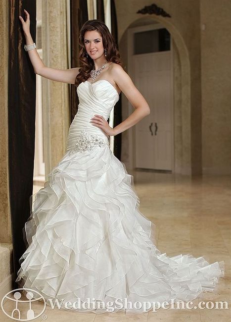 Show me you in your dress versus the model!