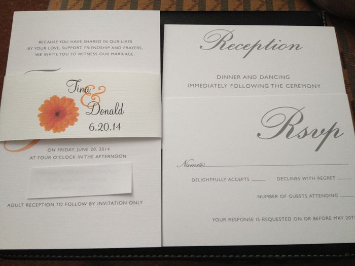 Today is dedicated to invites. . .