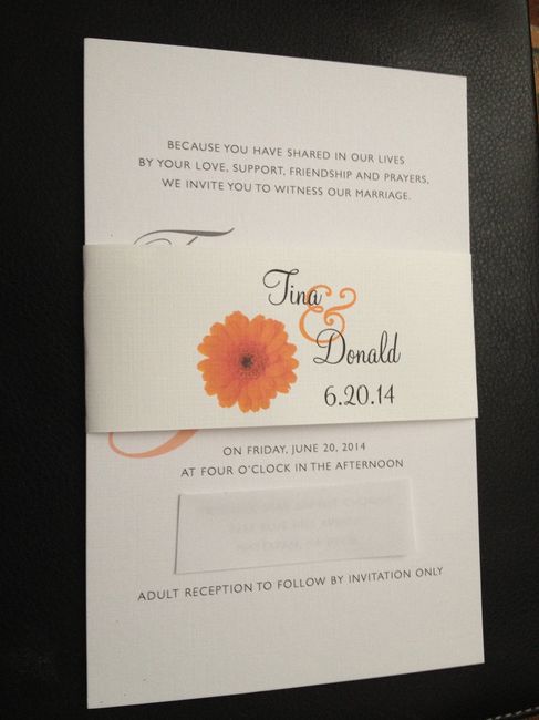 Show us your wedding invitations!