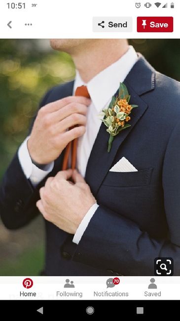 Groomsmen attire to match rust bridesmaids? 4