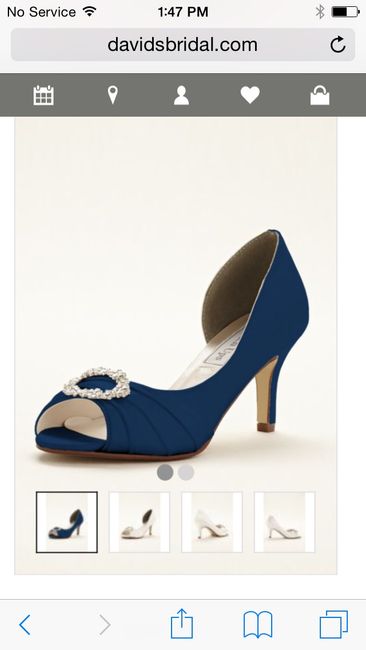 Desperately seeking Navy Blue heels.........