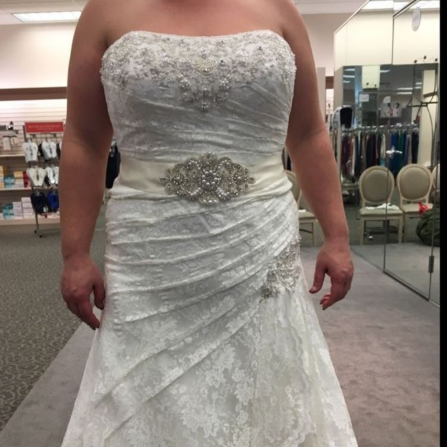 Any plus size brides think they rock their dress better than the model?