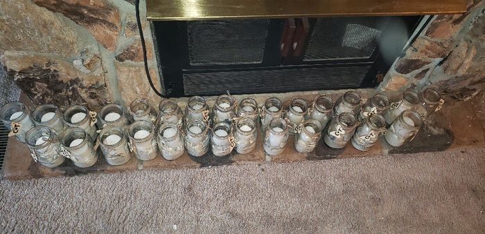 Centerpieces finally done! - 2