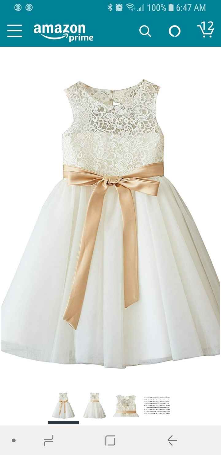 Flower girls dress - 1
