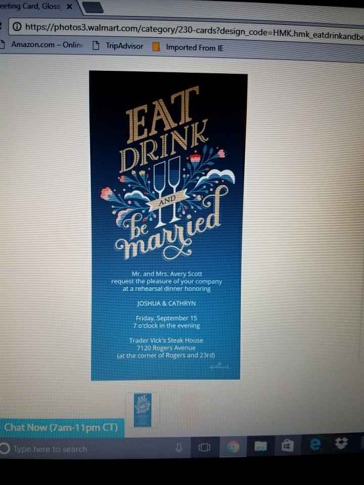 Our invitations
