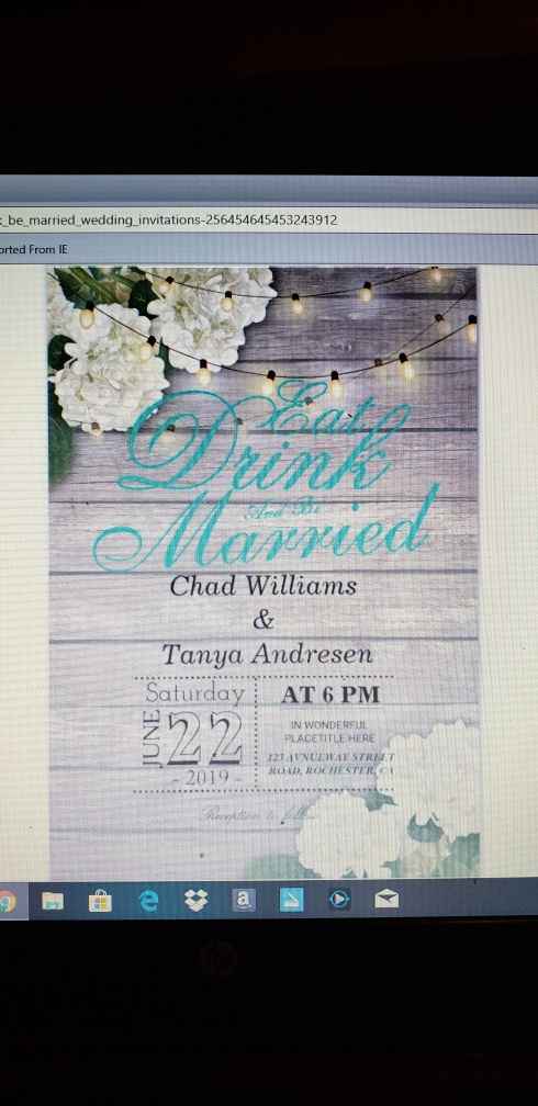 Wedding invites? - 1