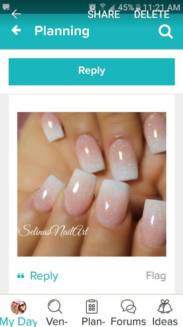  Beach wedding nails - 1