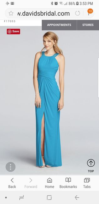 Convertible bridesmaid Dresses from Davids Bridal 1