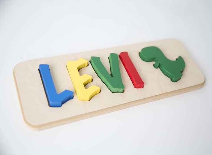 Name Puzzle for ring bearer