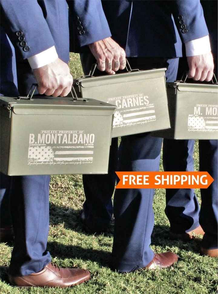 Engraved 50 Cal Ammo Boxes