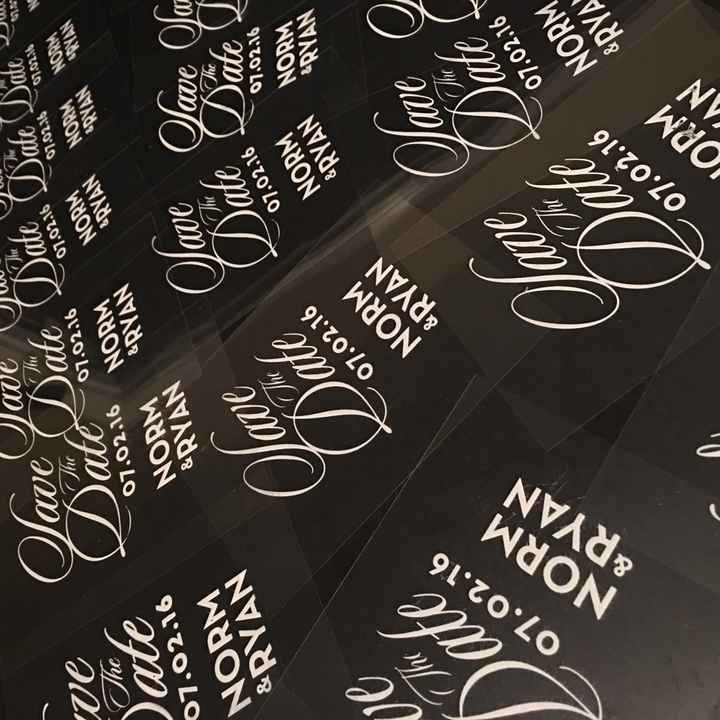 Finished my Save The Dates