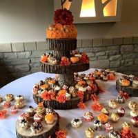 my wedding cake display