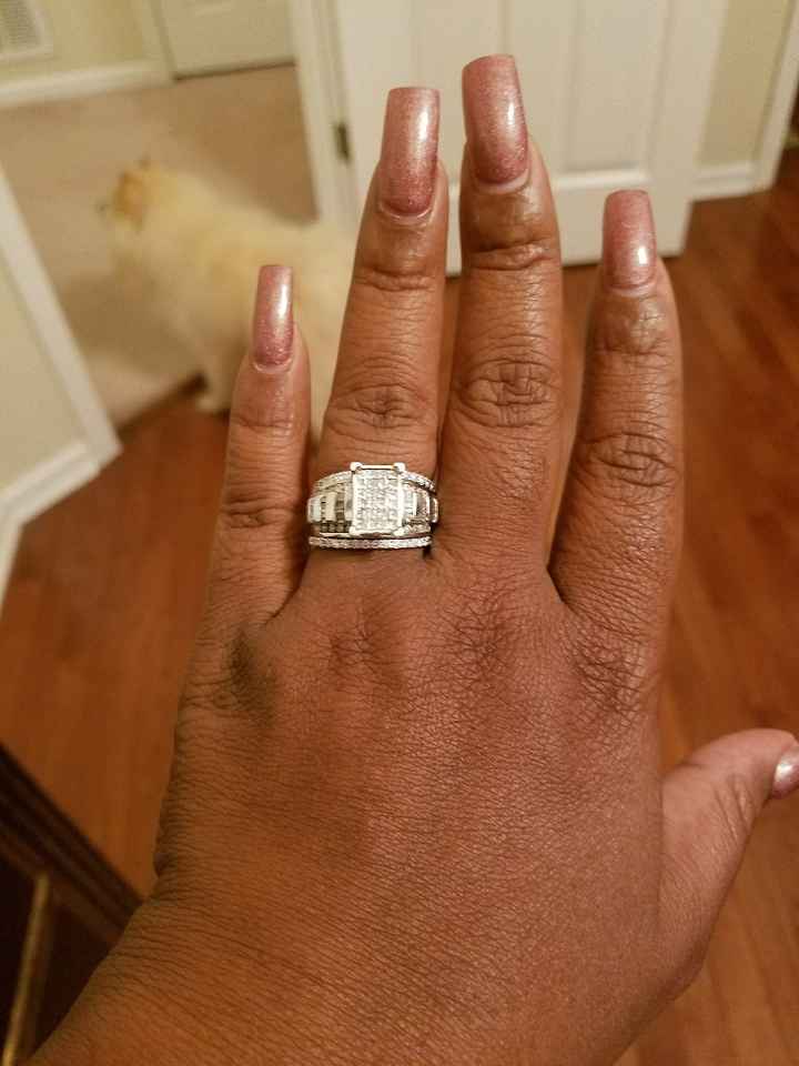 I was trying on my bands this day! 