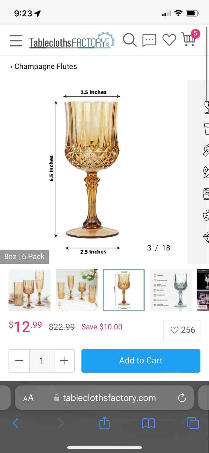 Goblet vintage cups - 1