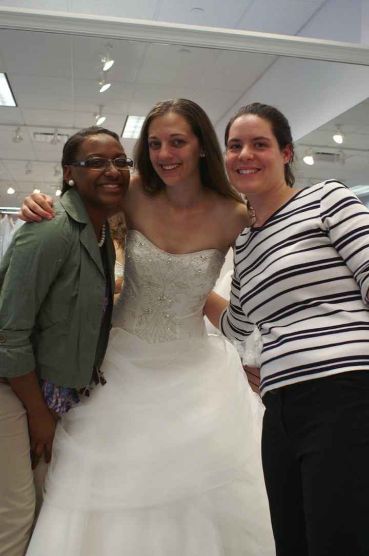 Weird OBSESSION: I love seeing brides in their ACTUAL dresses :)