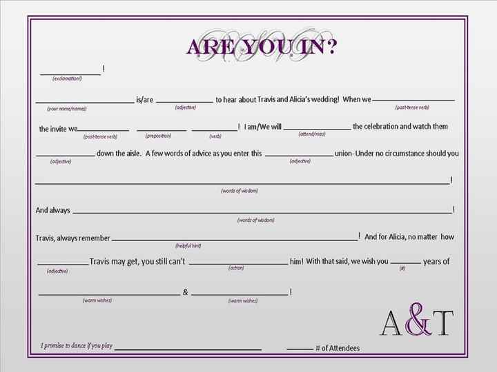 Mad-Lib Template: Anyone done these? As a Postcard?