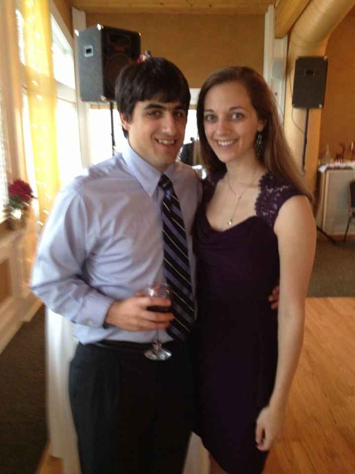 One of my friends got married yesterday...