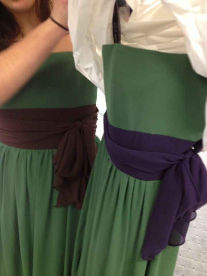 Bridesmaid dresses are in!!