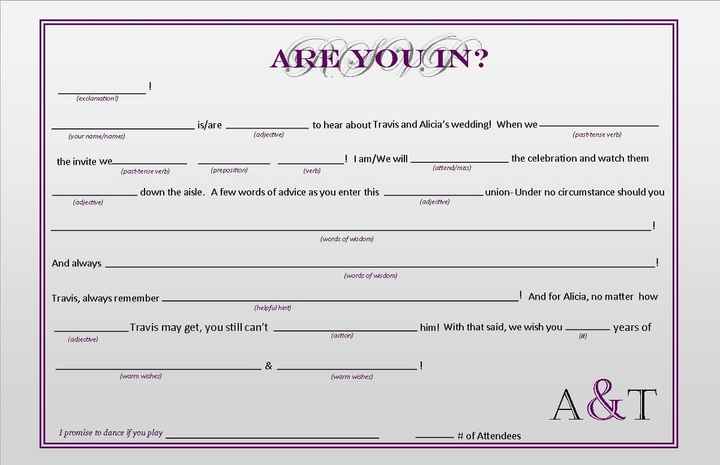 Mad-Lib Template: Anyone done these? As a Postcard?