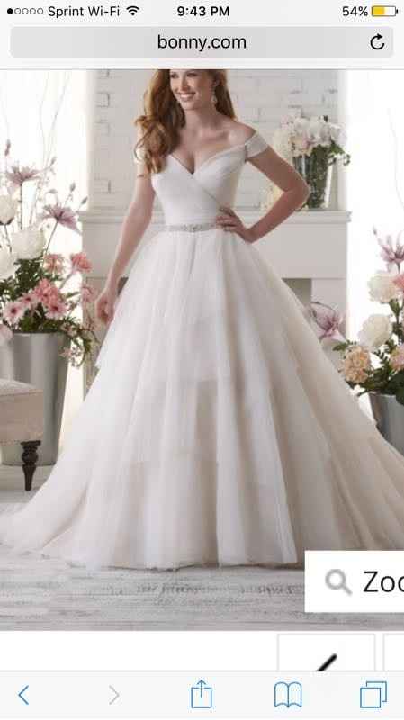 Did anyone order a gown without trying on?? Plus size bride